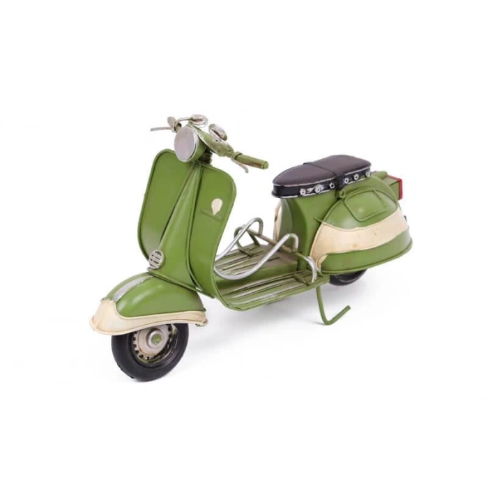 Dekoratif Metal Scooter Vintage Hediyelik Biblo