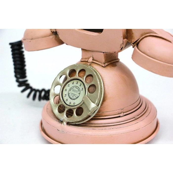 Dekoratif Metal Telefon Biblo Dekoratif Hediyelik