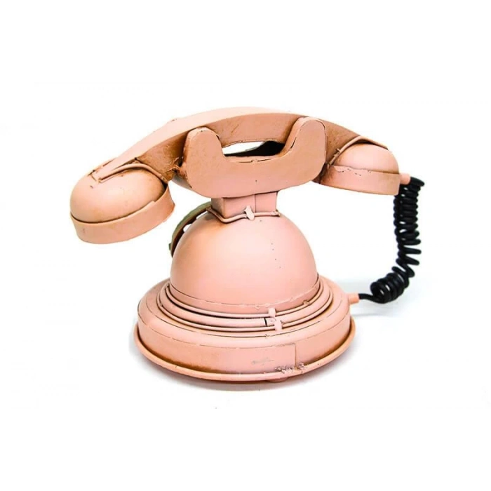 Dekoratif Metal Telefon Biblo Dekoratif Hediyelik