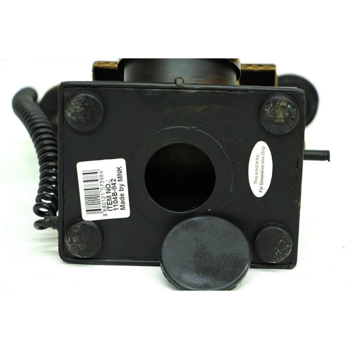 Dekoratif Metal Telefon Kumbaralı Kumbara Biblo Hediyelik