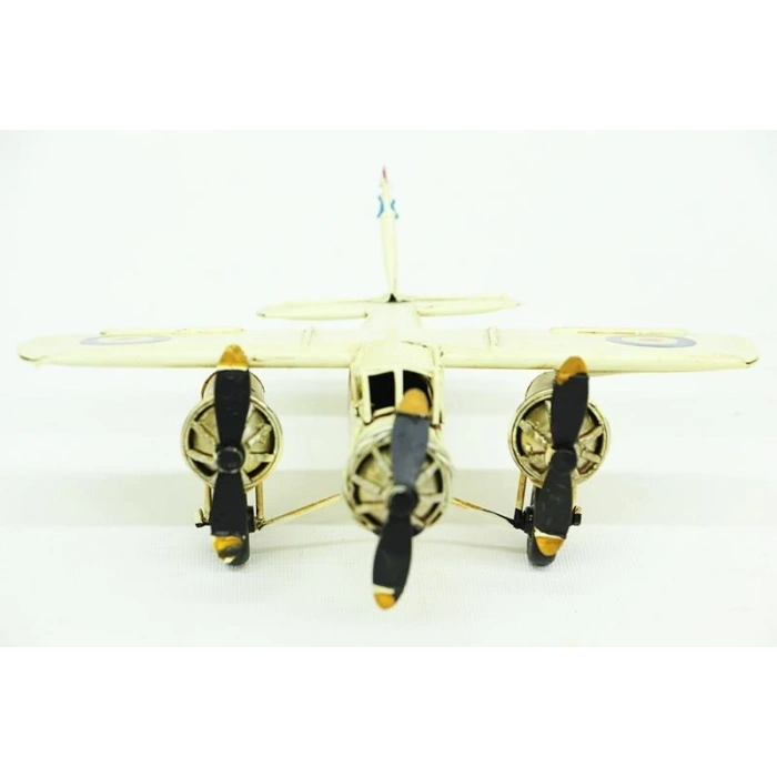 Dekoratif Metal Uçak Biblo Dekoratif Ev Ofis Hediyelik