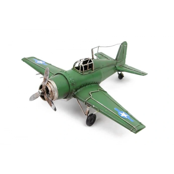 Dekoratif Metal Uçak Biblo Dekoratif h-Hediyelik