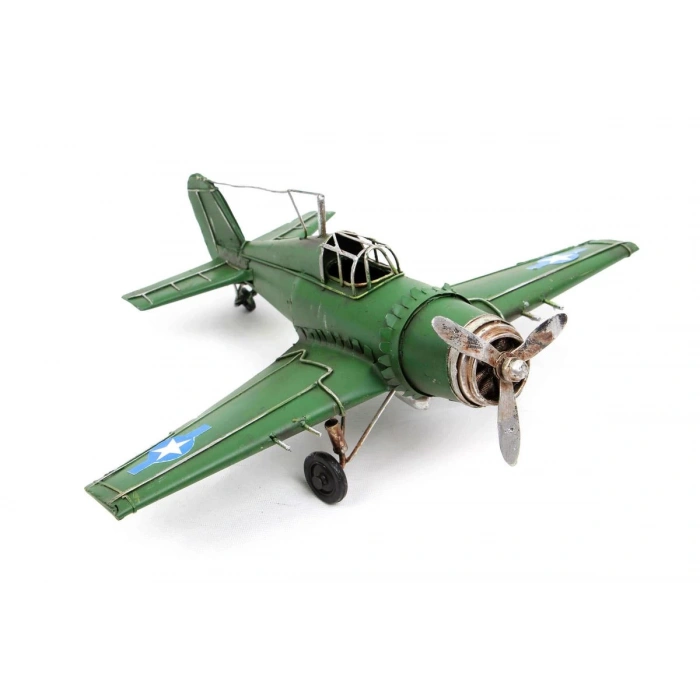 Dekoratif Metal Uçak Biblo Dekoratif h-Hediyelik