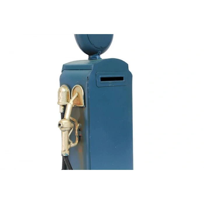 Dekoratif Metal Yakıt Pompası Biblo Kumbara Hediyelik