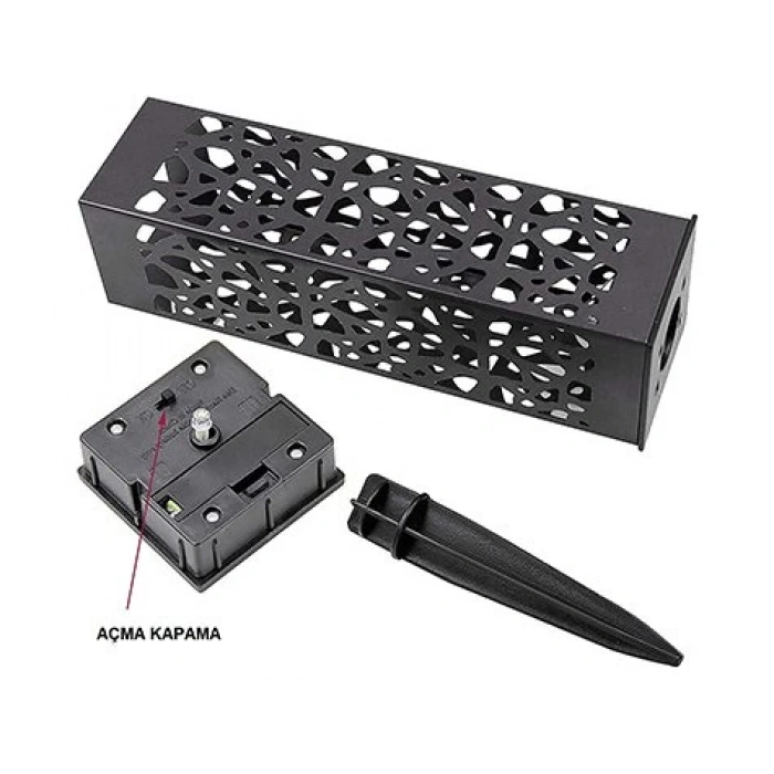 Dekoratif Solar Güneş Enerjili Bahçe Aydınlatması Yürüyüş Yolu Seti ( 8 Adet )