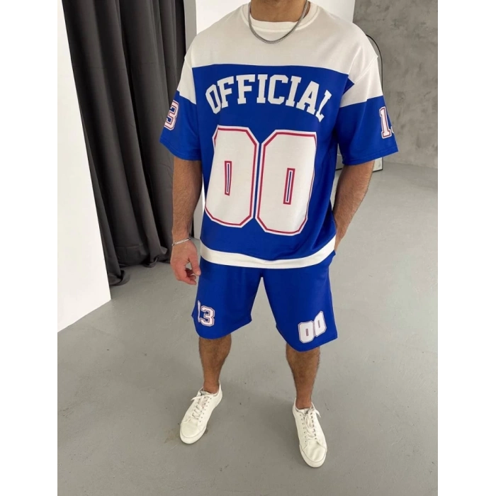 MDB Dijital 00 Baskılı Şortlu Takım  avi