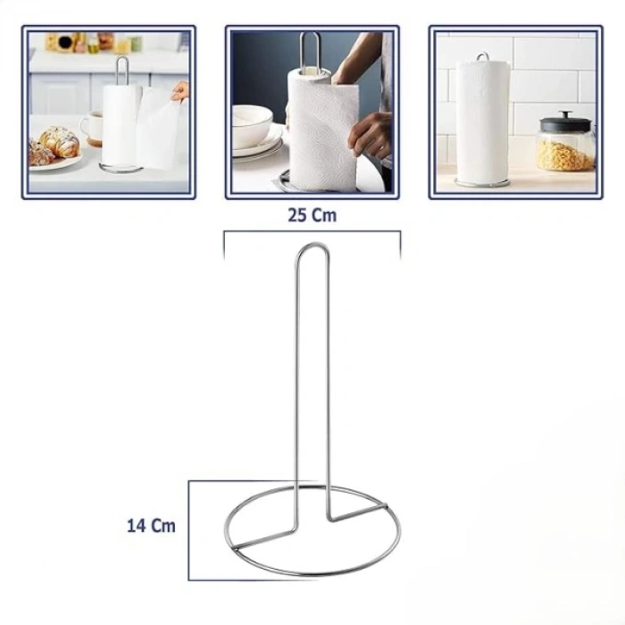 MDB Dik Kağıt Havluluk Krom Renk