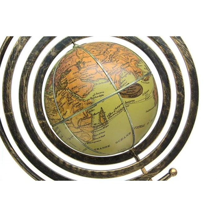 Dünya Küre Yerküre Standlı Zodiac Dekoratif Hediyelik