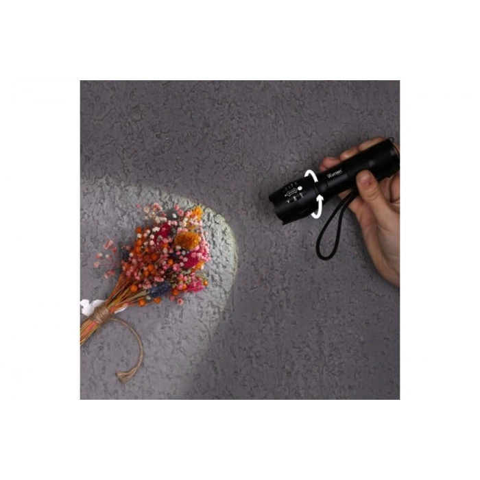 En Güçlü Şarjlı EL Feneri Kamp Fener Lamba Flaş Modlu