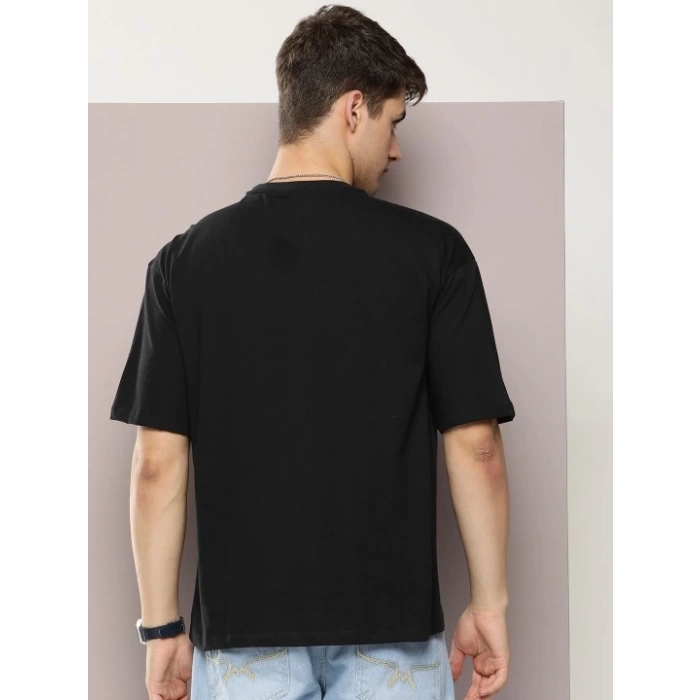MDB Erkek Baskılı Oversize Tshirt  iyah