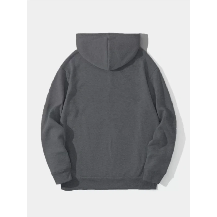 MDB Erkek Düz Kapüşonlu weat  Füme