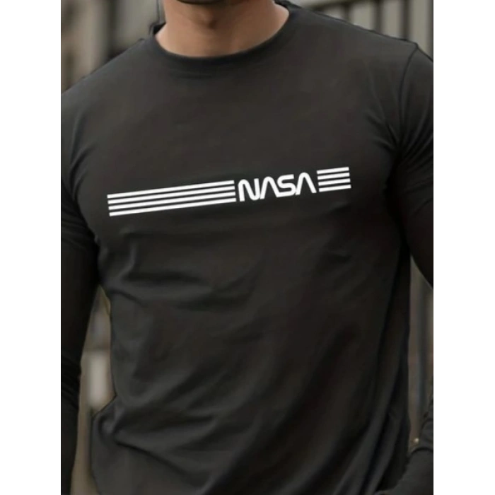 MDB Erkek Uzun Kollu Bisiklet Yaka Viskon Sweat