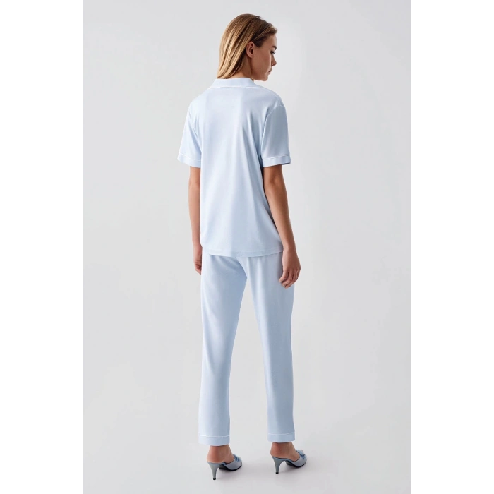 MDB Freshness 324 Kadın 4Lü Sabahlıklı Şorlu Pijama Takımı