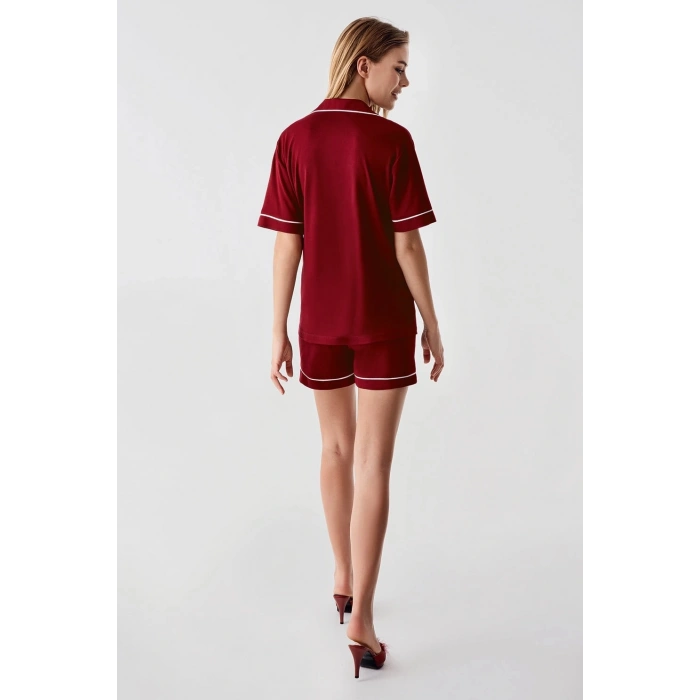 MDB Freshness 324 Kadın 4Lü Sabahlıklı Şorlu Pijama Takımı