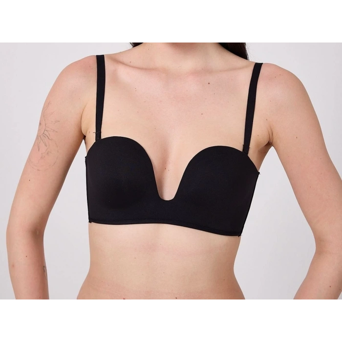 MDB Freshness MSF05 Destekli V Dekolte Lazer Kesim Sütyen