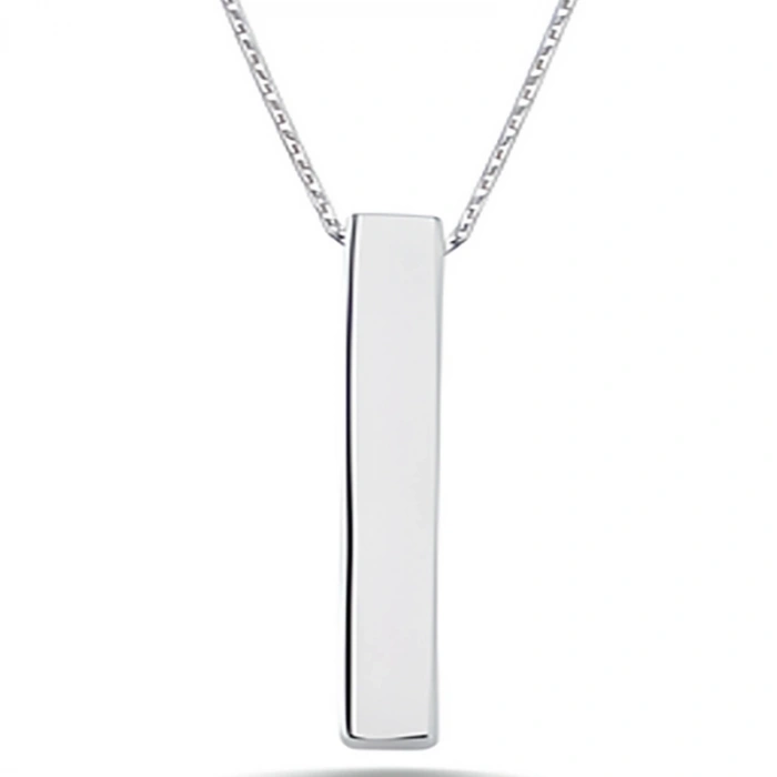Gümüş Erkek Çubuk Kolye