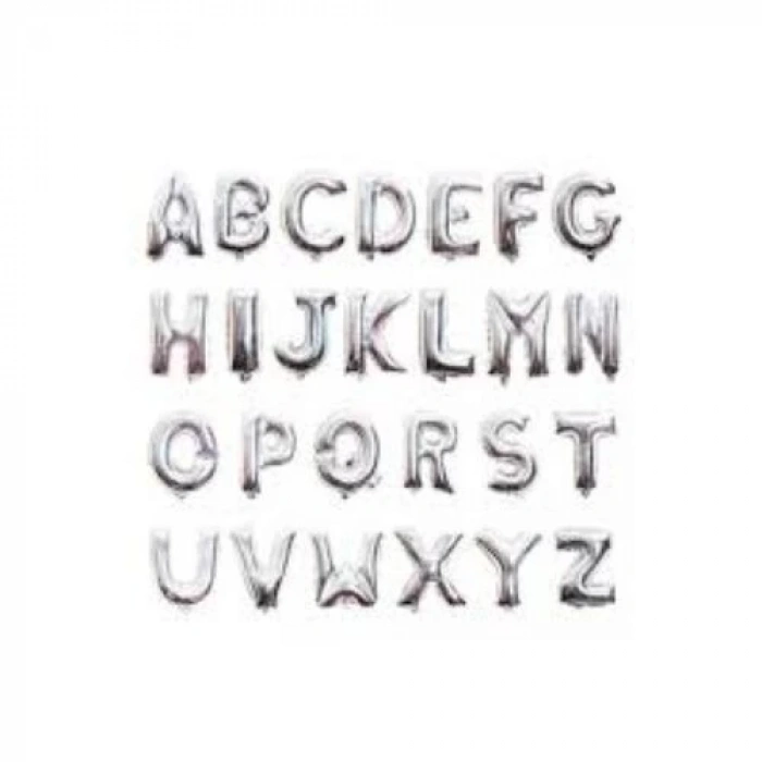 MDB Gümüş Rengi Folyo Balon 1 Metre