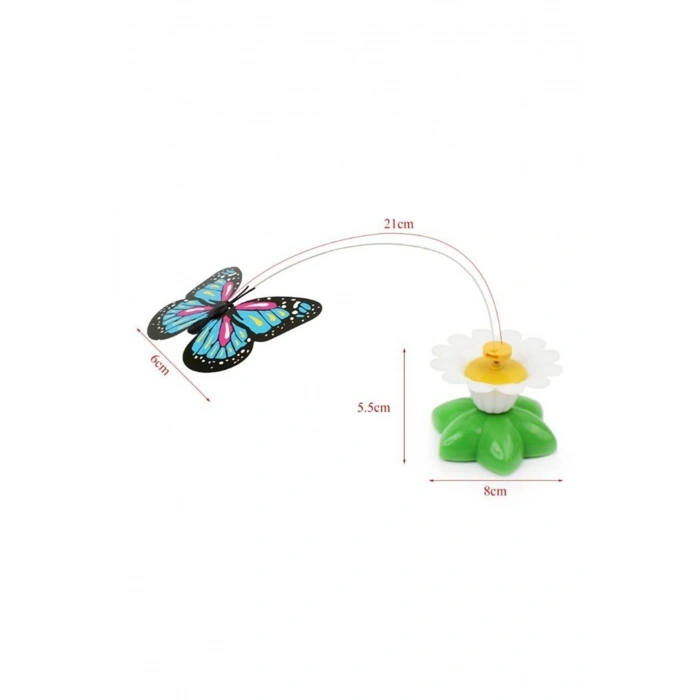 MDB Hareketli Pilli Kelebek Kedi Oyuncağı