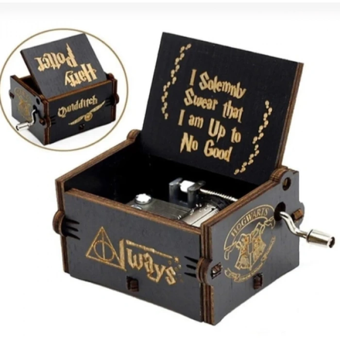 MDB Harry Potter Ahşap Çevirmeli Müzik Kutusu