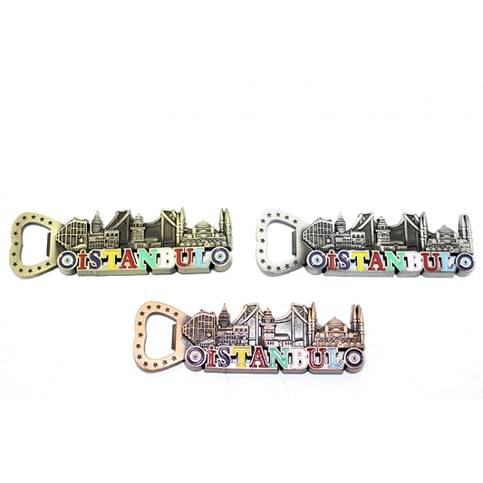 MDB İstanbul Temalı Metal Magnet ve Açacak Model 3