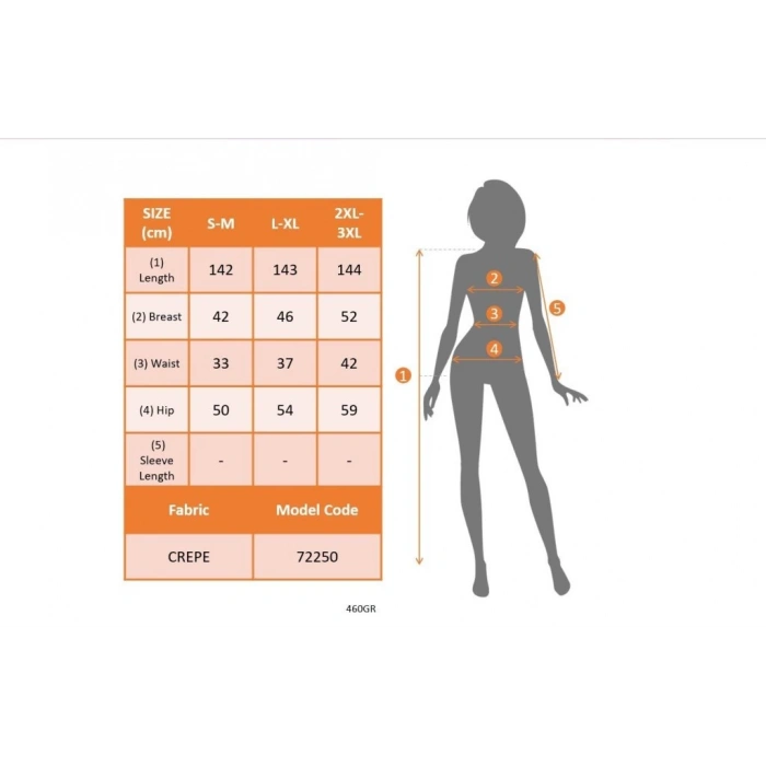 MDB Kadın Askılı Omuzdan Bağlamalı Kruvaze Yakalı Uzun Yırtmaçlı Janjan Krep Elbise