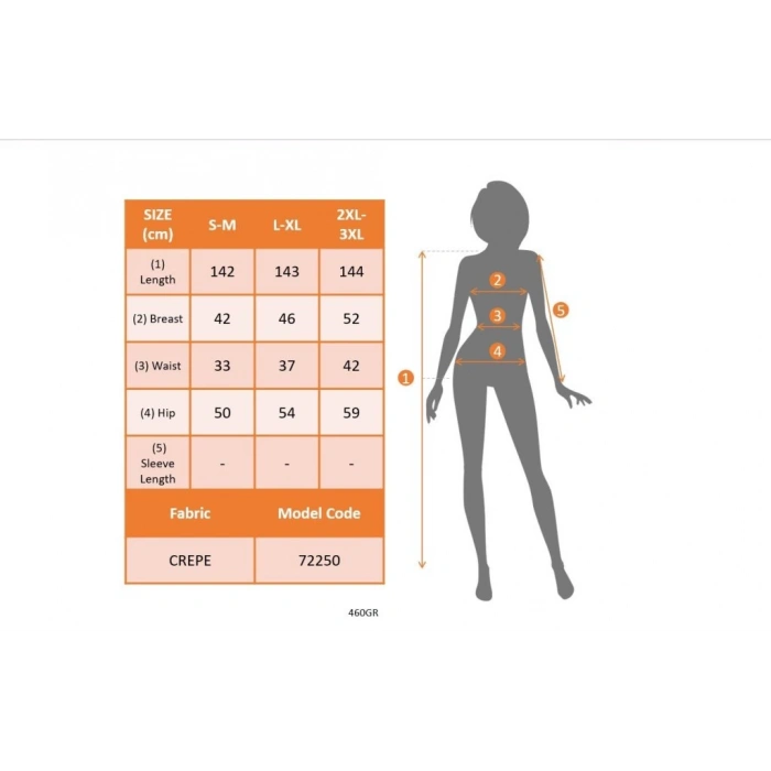 MDB Kadın Askılı Omuzdan Bağlamalı Kruvaze Yakalı Uzun Yırtmaçlı Janjan Krep Elbise