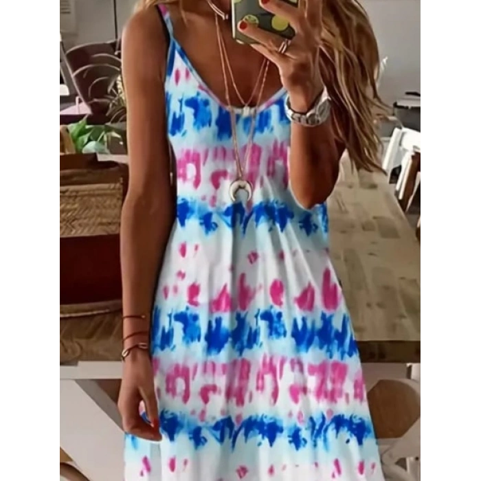 MDB Kadın Askılı Tam Boy Süprem Elbise