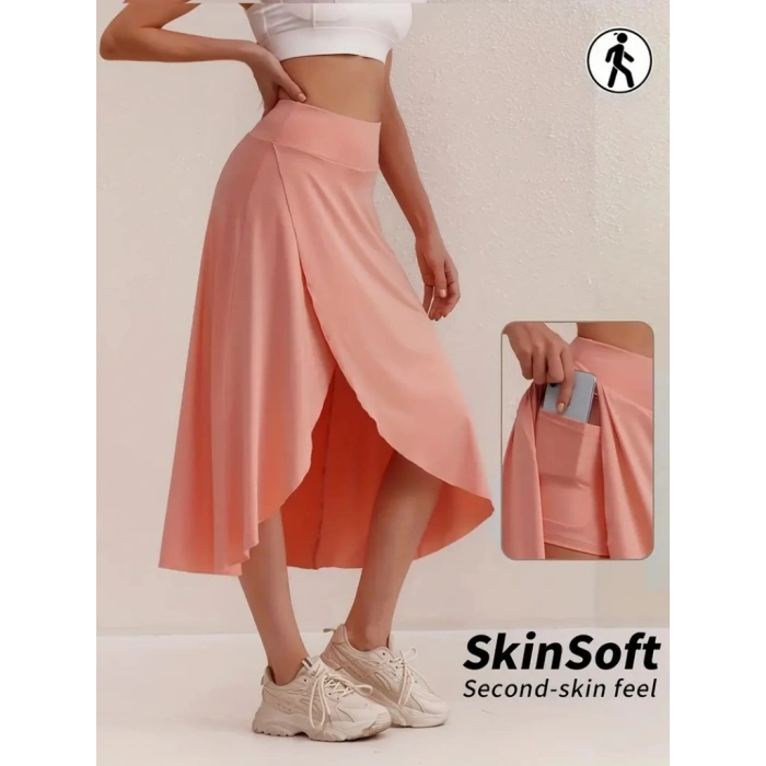 MDB Kadın Cep Detay Taytlı Sandy Etek