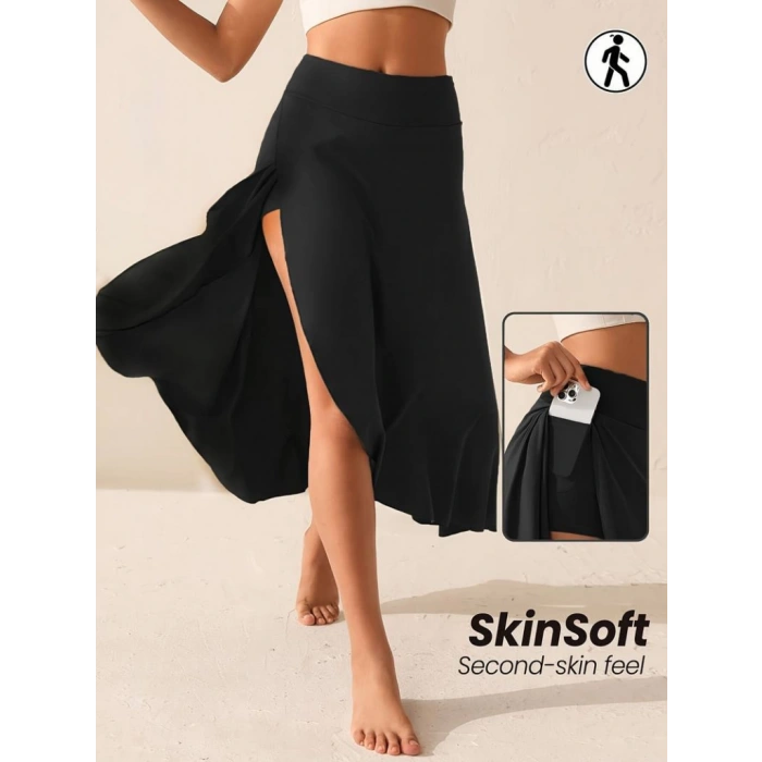 MDB Kadın Cep Detay Taytlı Sandy Etek