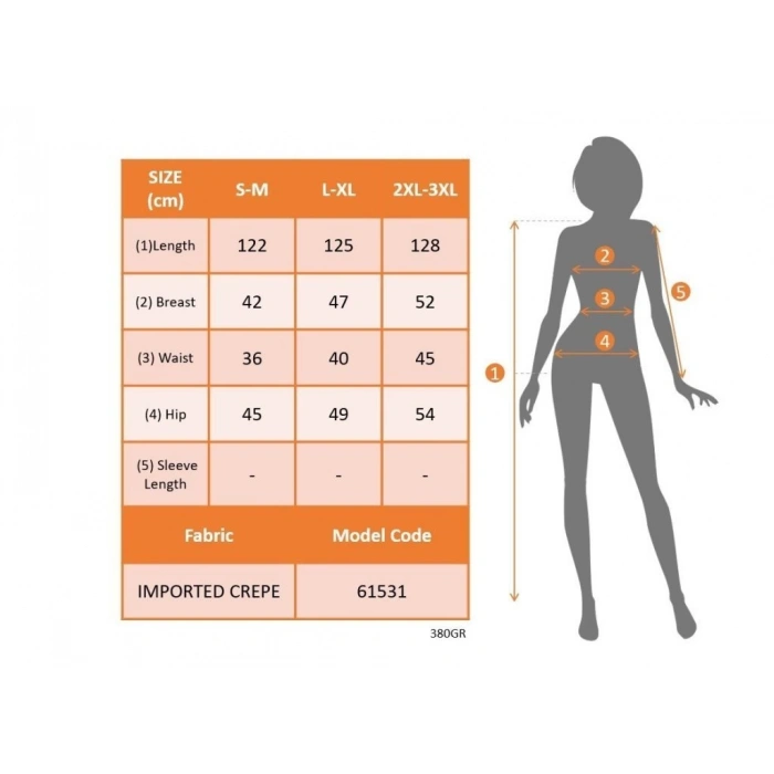 MDB Kadın Daire Yakalı Omuzlardan Kollara Yayılan Kanat Detaylı çift Renkli Uzun Ithal Krep Elbise