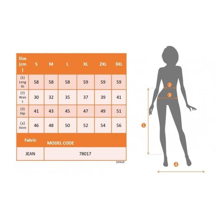 MDB Kadın Elastik Bel Yırtık Kenar Detaylı Kot Etek