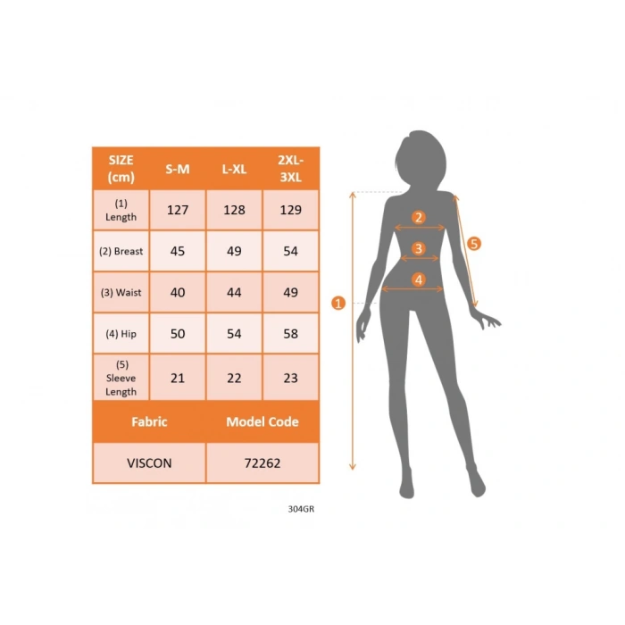 MDB Kadın Kısa Kollu Bisiklet Yaka çok Renkli Maksi Viskon Elbise