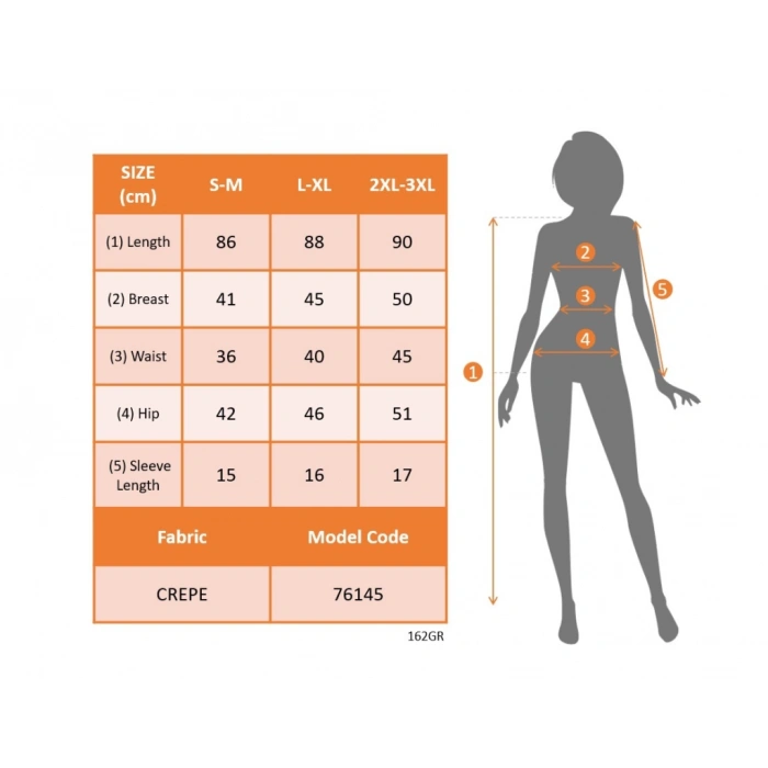 MDB Kadın Kısa Kollu Kruvaze Yakalı örme Puantiyeli Krep Elbise