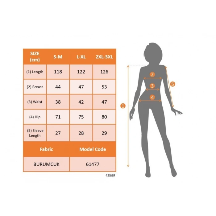 MDB Kadın Kısa Kollu Yakası Açık Katlı Bürümcük Balon Elbise