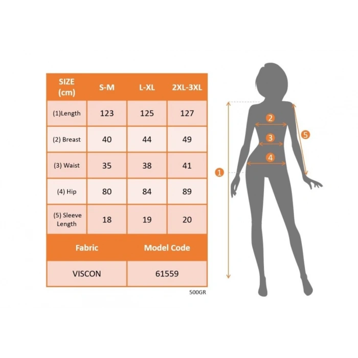 MDB Kadın Kısa Kollu Yuvarlak Yaka önden Yırtmaçlı Cepli Viskon Uzun Elbise