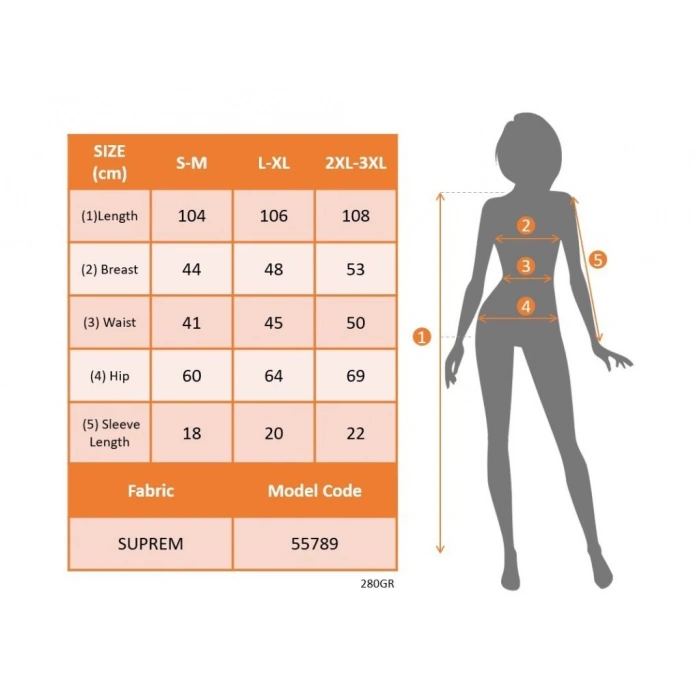 MDB Kadın Kısa Yarasa Kollu Yuvarlak Yaka Beli Büzgülü Süprem Elbise