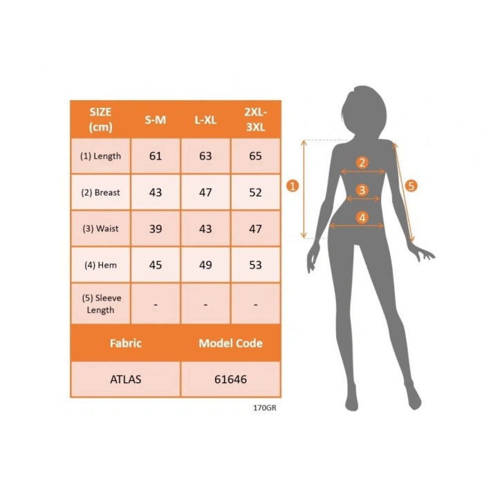 MDB Kadın Sıfır Kollu önden Düğmeli Atlas Yelek