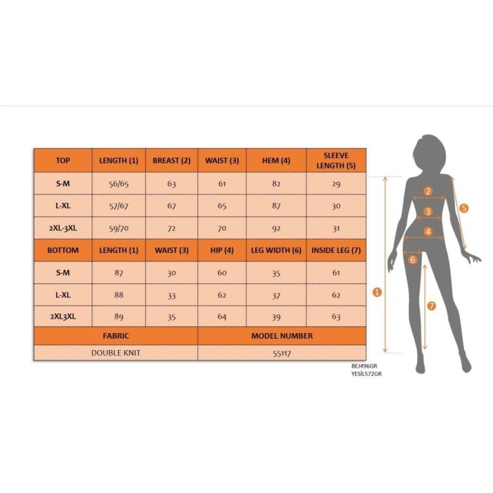 MDB Kadın Uzun Kollu Arma Detaylı Iki Iplik Viskon Ikili Takım