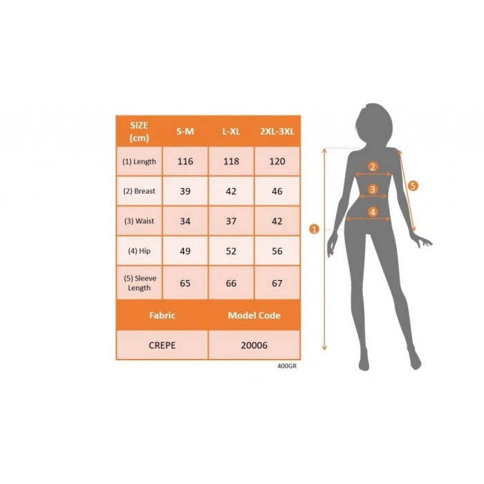 MDB Kadın Uzun Kollu Göğüs Ve Sırt Dekolteli Krep Midi Boy Elbise