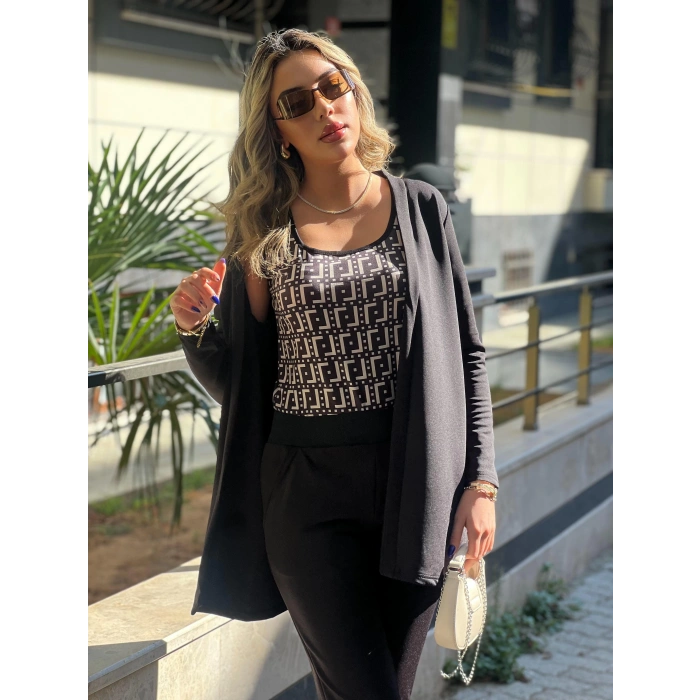 MDB Kadın Uzun Kollukrep üçlü Takım