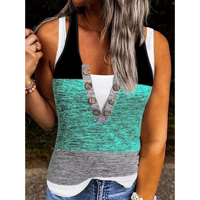 MDB Kadın V Yakalı önden Düğmeli Viskon Bluz