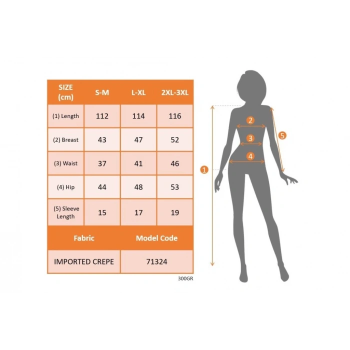 MDB Kadın Yarım Ay Kollu Bisiklet Yaka Yandan Drapeli Ithal Krep Elbise