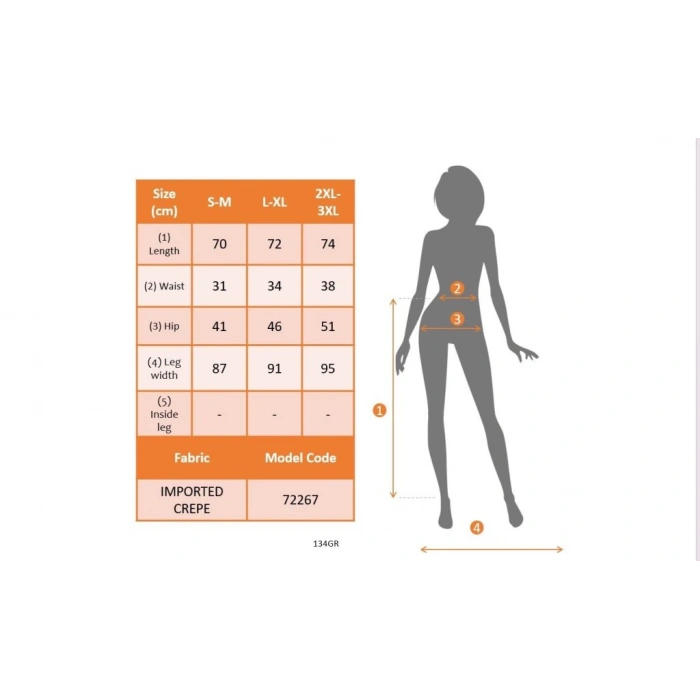 MDB Kadın Yüksek Bel Asimetrik Detaylı Ithal Krep Etek