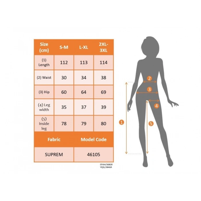 MDB Kadın Yüksek Bel Büzgülü Etnik Desen Baskılı Süprem Pantolon