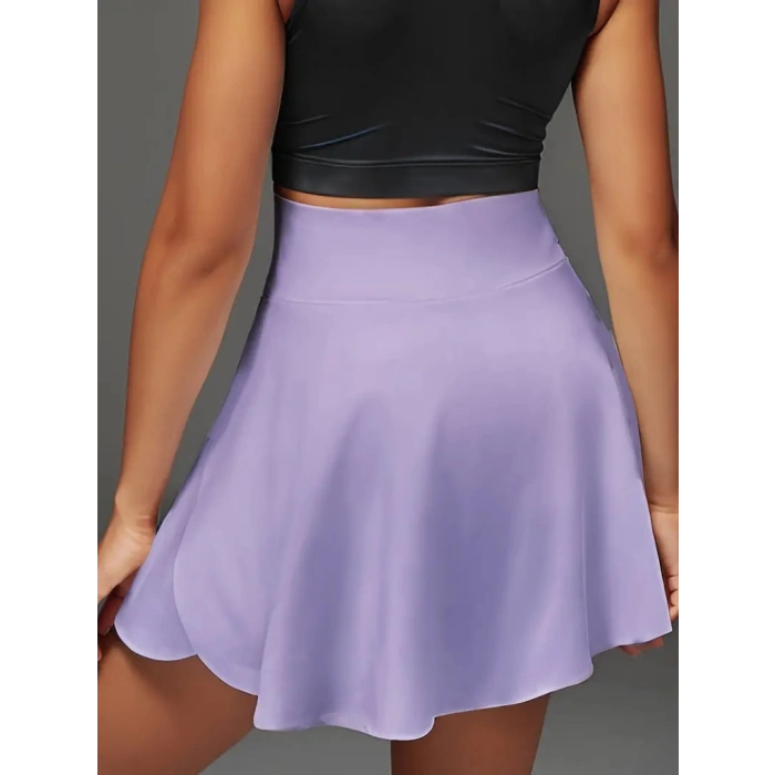 MDB Kadın Yüksek Bel Cepli Sandy Short Etek