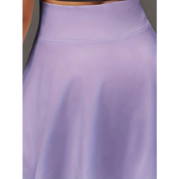 MDB Kadın Yüksek Bel Cepli Sandy Short Etek