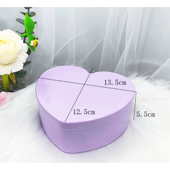 MDB Kalp Tasarımlı Aynalı Takı Saklama Kutusu