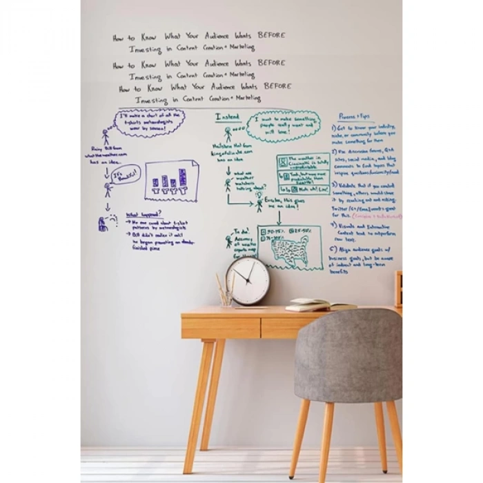 MDB Kendinden Yapışkanlı Şeffaf Tahta Filmi - 3 Metre x 60 cm