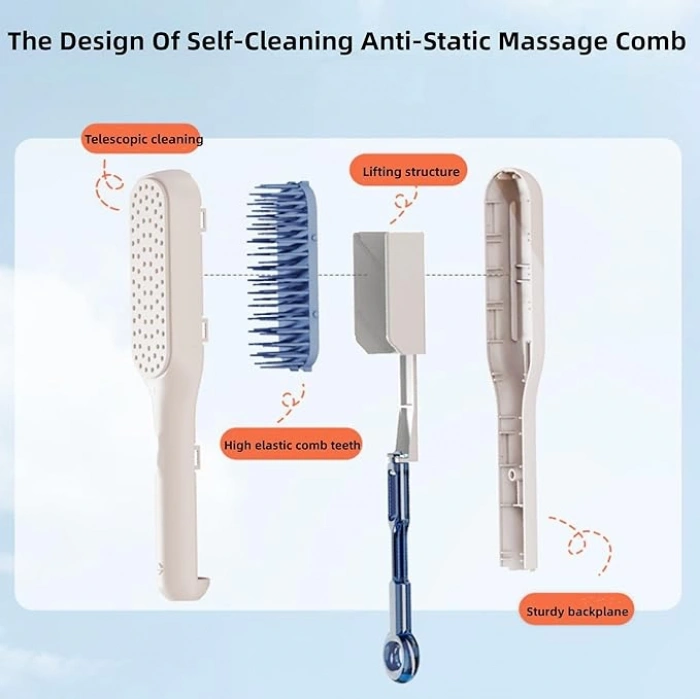 MDB Kendini Temizleyen Saç Tarağı