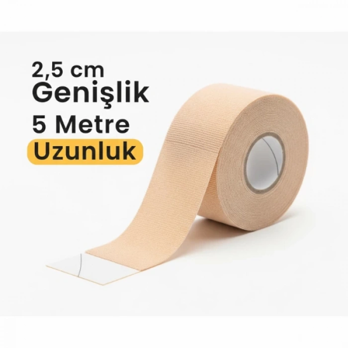 MDB Kinezyo Ağrı Bandı 2.5 cm X 5 m Ten Rengi